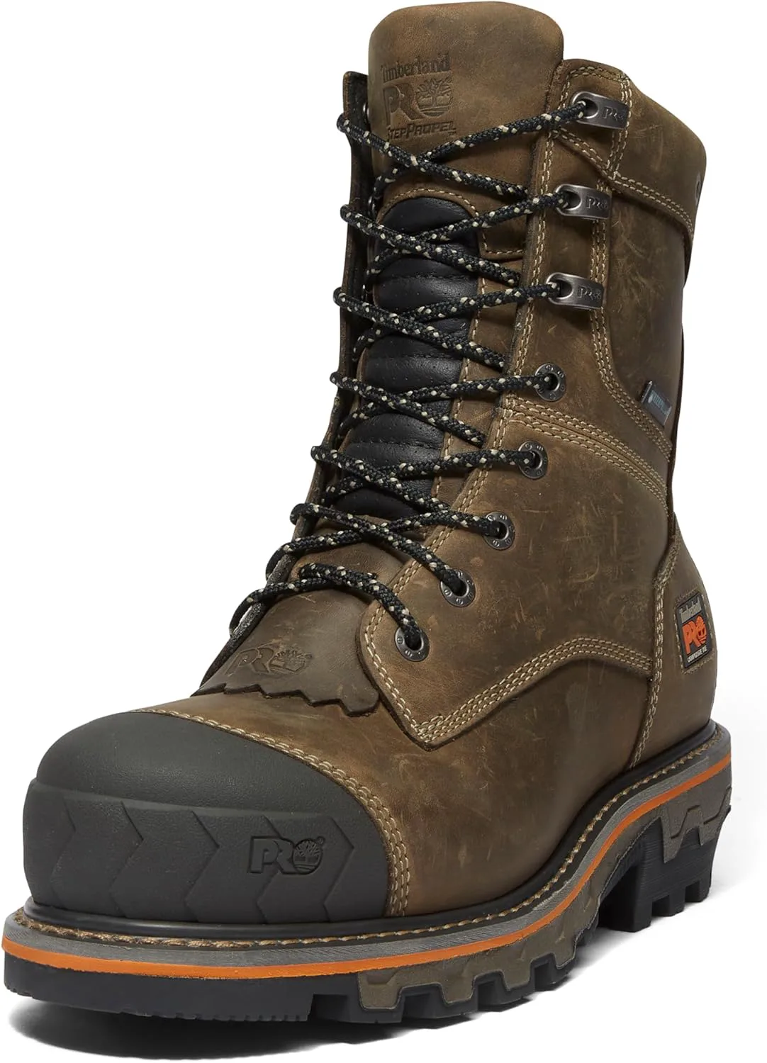 Мужские рабочие ботинки Timberland PRO Boondock HD Logger 8 дюймов с композитным защитным носком и водонепроницаемой подошвой
Мужские рабочие ботинки Timberland PRO Boondock HD Logger 8 дюймов с композитным защитным носком и водонепроницаемой подошвой