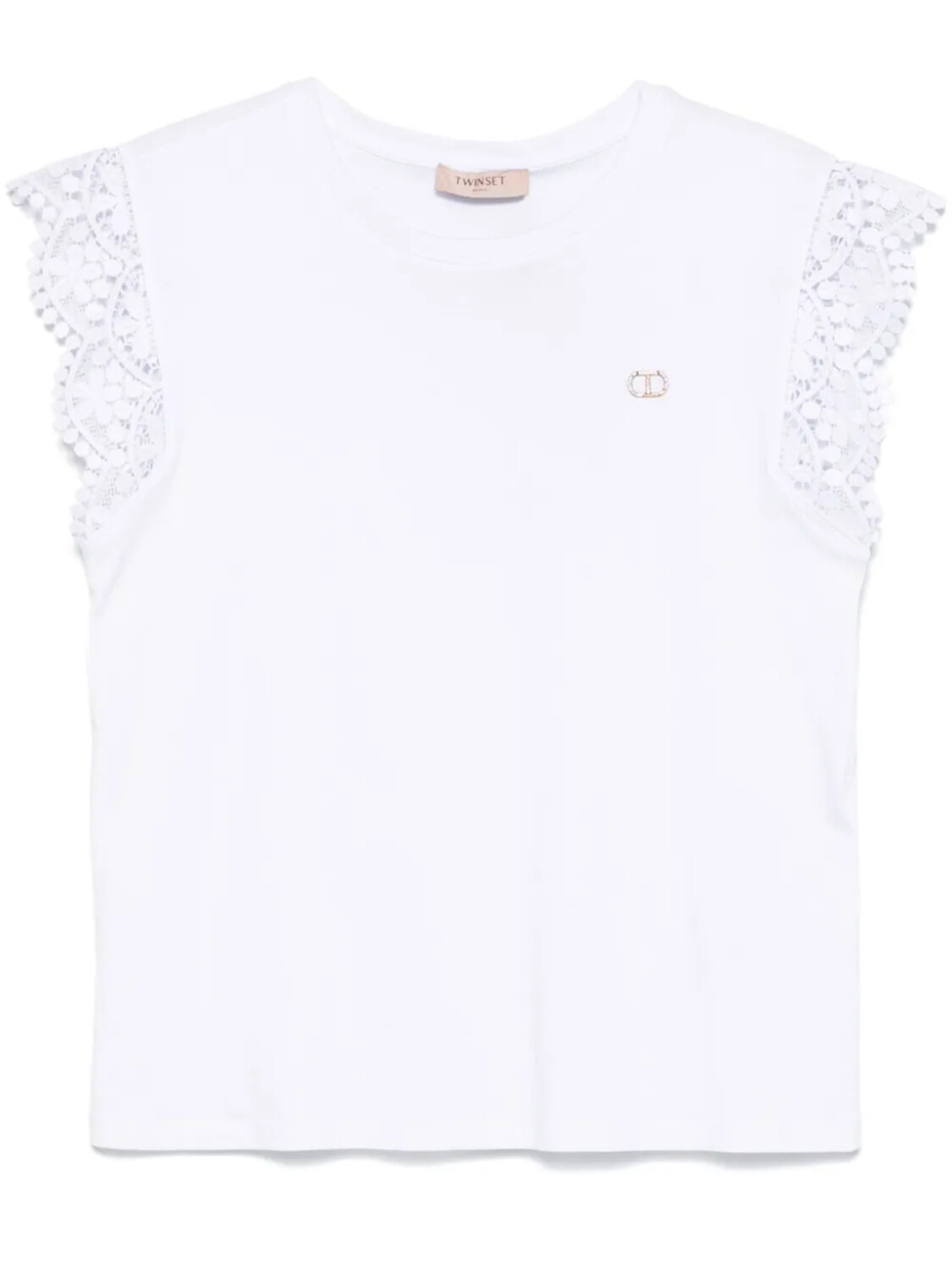 TWINSET кружевная футболка, белый
TWINSET кружевная футболка, белый