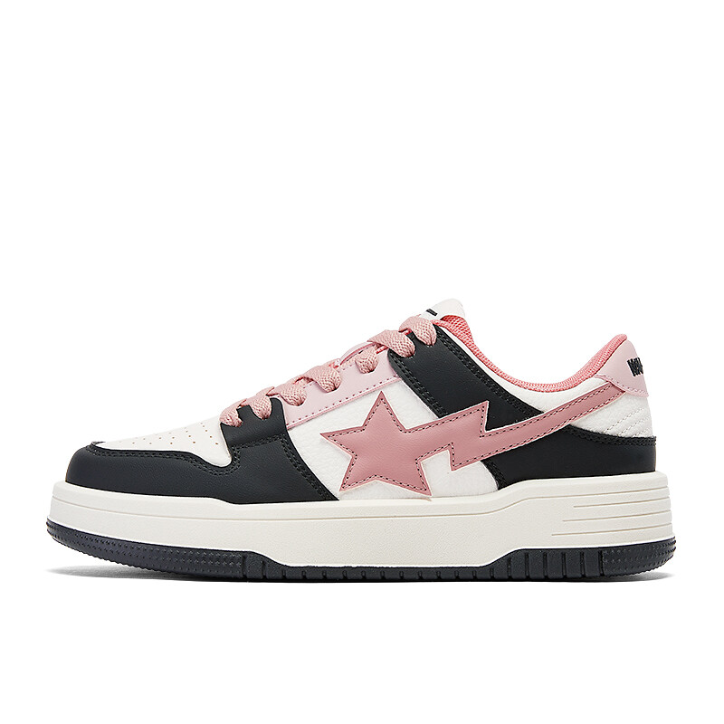 Кеды, скейтборд обувь женская низкая белый/черный/розовый Warrior
Кеды, скейтборд обувь женская низкая белый/черный/розовый Warrior