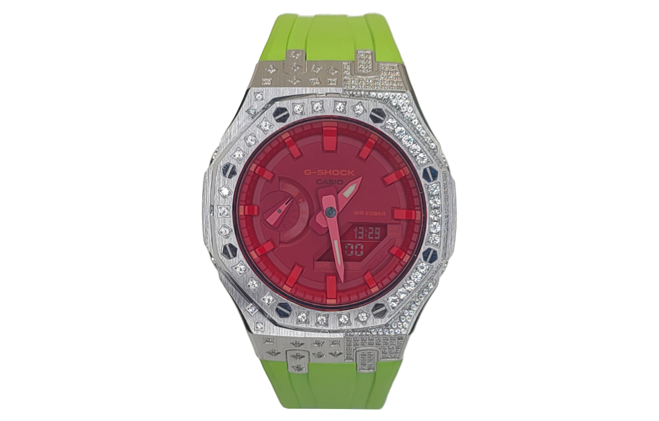 CASIO Часы Men Liquid Crystal/Analog Dual Display Series Red Watch 
CASIO Часы Men Liquid Crystal/Analog Dual Display Series Red Watch