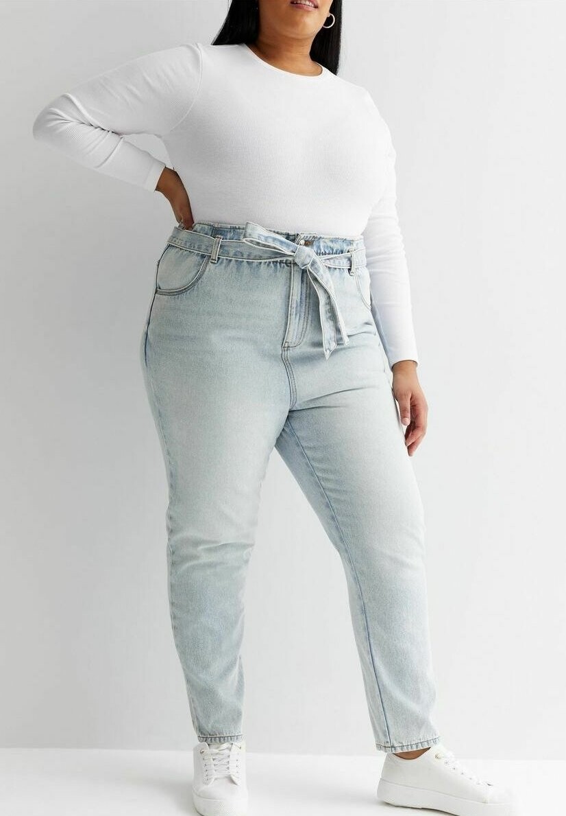 Джинсы зауженного кроя CURVES PAPERBAG HIGH WAIST BELTED DAYNA New Look Curves, синий
Джинсы зауженного кроя CURVES PAPERBAG HIGH WAIST BELTED DAYNA New Look Curves, синий