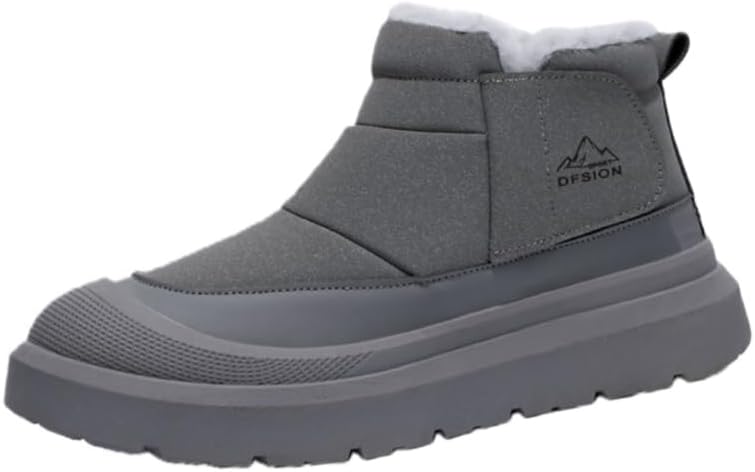 Зимние мужские ботинки Fusecottc с круглым носком и толстой подошвой, высокие, с противоскользящей подошвой, серый
Зимние мужские ботинки Fusecottc с круглым носком и толстой подошвой, высокие, с противоскользящей подошвой, серый