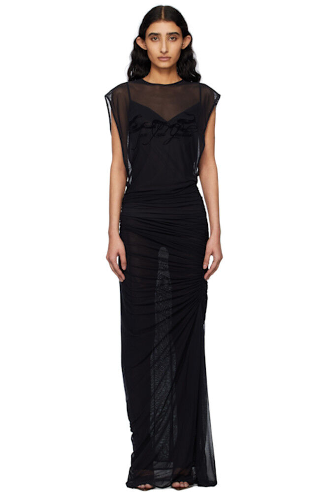 Черное макси-платье «The Flocked Tattoo Ruban» Jean Paul Gaultier
Черное макси-платье «The Flocked Tattoo Ruban» Jean Paul Gaultier
