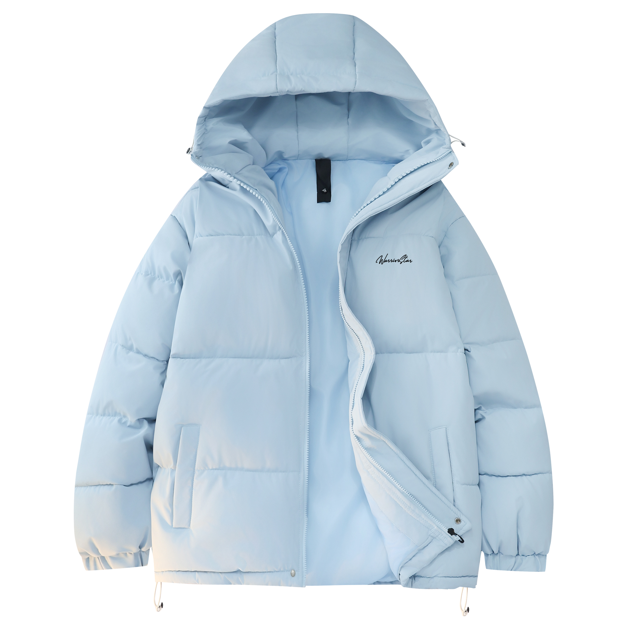 Пуховик Unisex с капюшоном утепленный стеганый WARRIOR, светло-синий
Пуховик Unisex с капюшоном утепленный стеганый WARRIOR, светло-синий