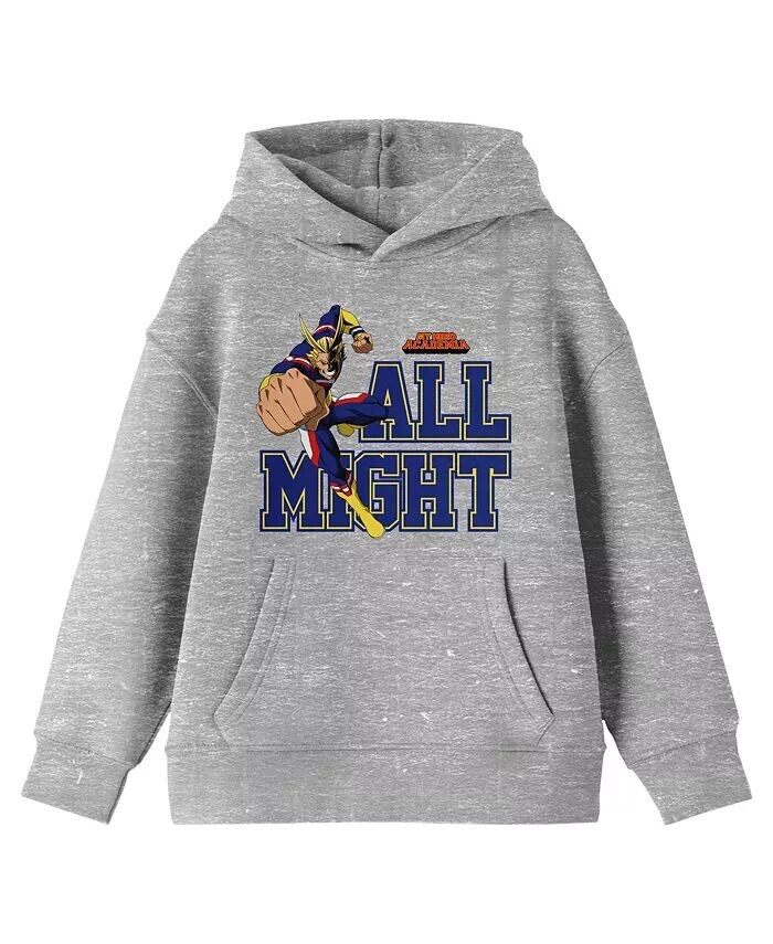 Толстовка с капюшоном All Might Collegiate Text с длинным рукавом для молодежи, цвет меланж, размер XL My Hero Academia, серый
Толстовка с капюшоном All Might Collegiate Text с длинным рукавом для молодежи, цвет меланж, размер XL My Hero Academia, серый