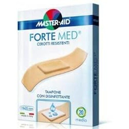 Master-Aid Fortemed Средний дезинфицирующий пластырь Master Aid
Master-Aid Fortemed Средний дезинфицирующий пластырь Master Aid