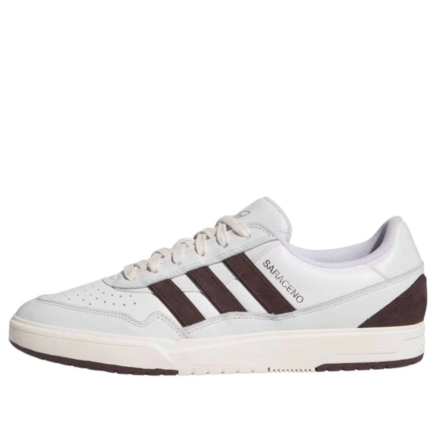 Adidas x Zach Saraceno Tyshawn II 'Crystal White Shadow Brown'
Adidas x Zach Saraceno Tyshawn II 'Crystal White Shadow Brown'