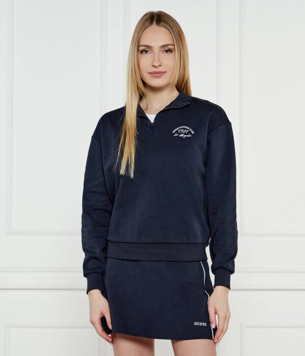 Толстовка женская Guess Active с воротником на молнии, синий
Толстовка женская Guess Active с воротником на молнии, синий