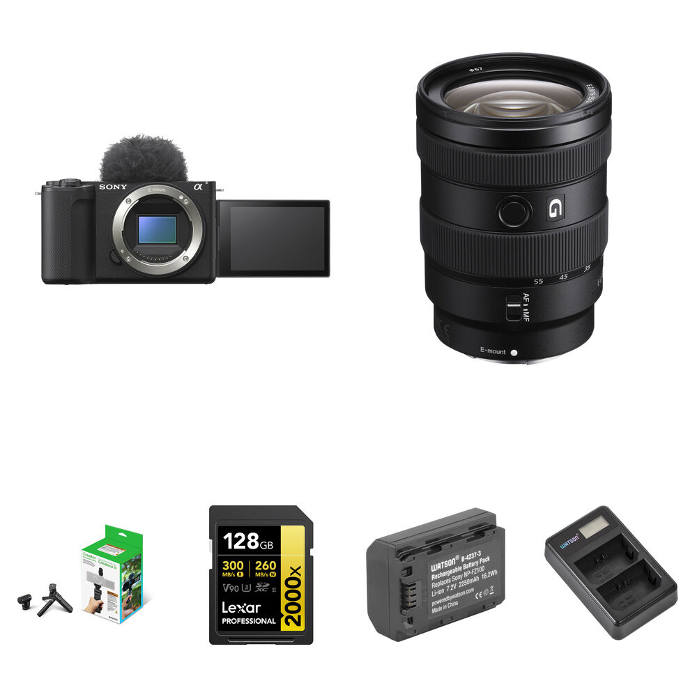 Беззеркальная камера Sony ZV-E10 II Mirrorless Camera with 16-55mm f/2.8 Lens and
Беззеркальная камера Sony ZV-E10 II Mirrorless Camera with 16-55mm f/2.8 Lens and
