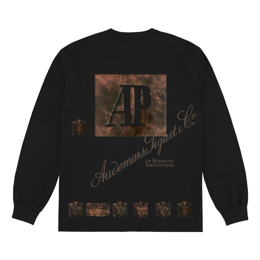 Футболка Travis Scott CJ x Audemars Piguet Le Brassus Long Sleeve T-Shirt 'Black', черный
Футболка Travis Scott CJ x Audemars Piguet Le Brassus Long Sleeve T-Shirt 'Black', черный