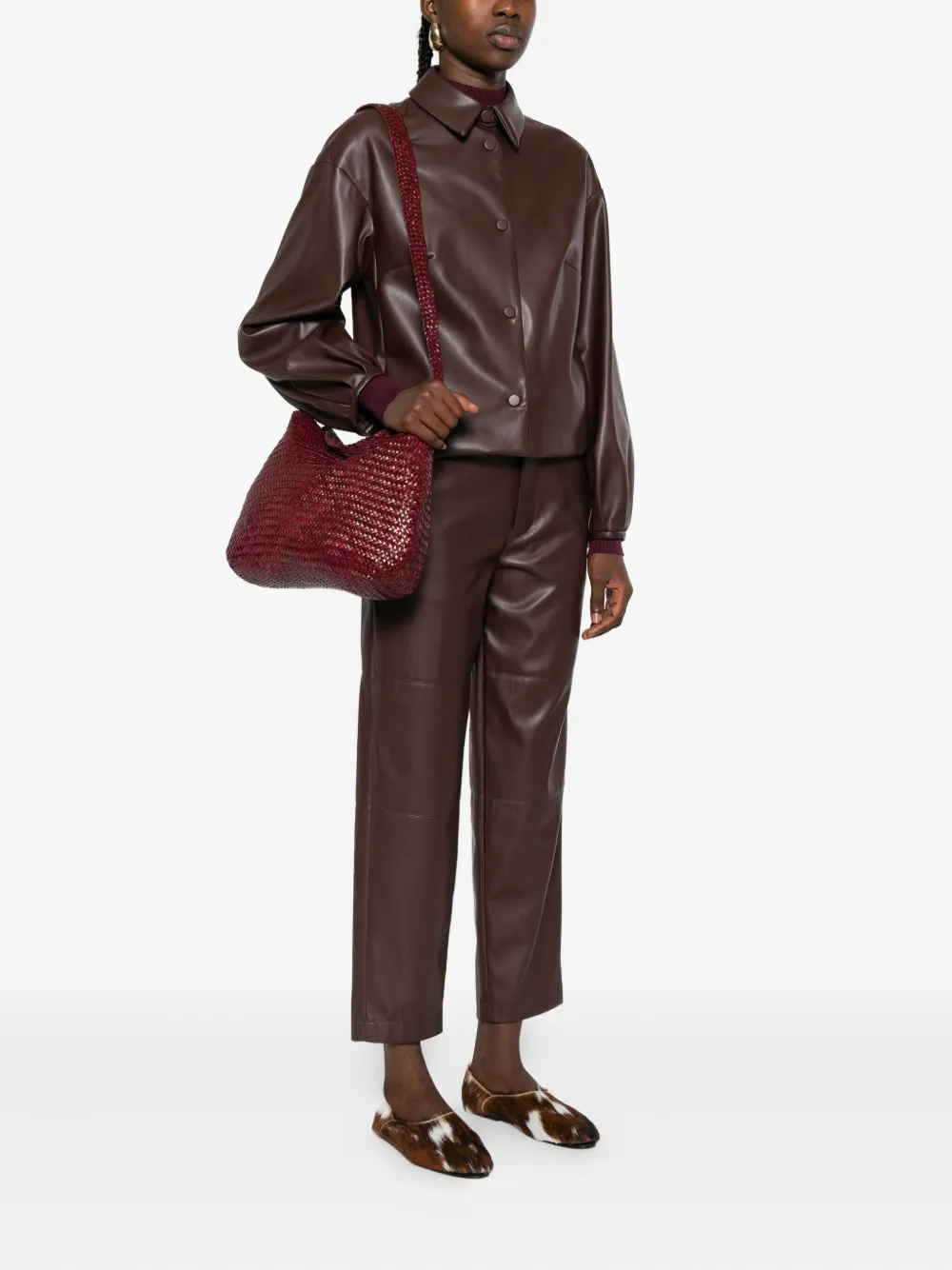 Плетеная кожаная сумка через плечо DRAGON DIFFUSION, красный
Плетеная кожаная сумка через плечо DRAGON DIFFUSION, красный