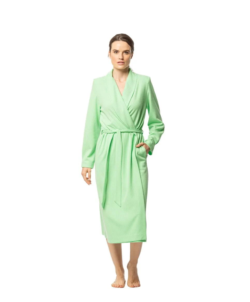 Женский халат Смокинг с поясом Egatex, светло-зеленый
Женский халат Смокинг с поясом Egatex, светло-зеленый