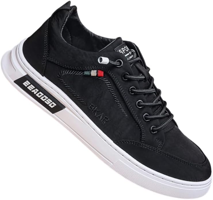 Удобные нескользящие кроссовки на шнуровке для мужчин - стильные кеды для всех сезонов и занятий на свежем воздухе Clolinde, черный
Удобные нескользящие кроссовки на шнуровке для мужчин - стильные кеды для всех сезонов и занятий на свежем воздухе Clolinde, черный