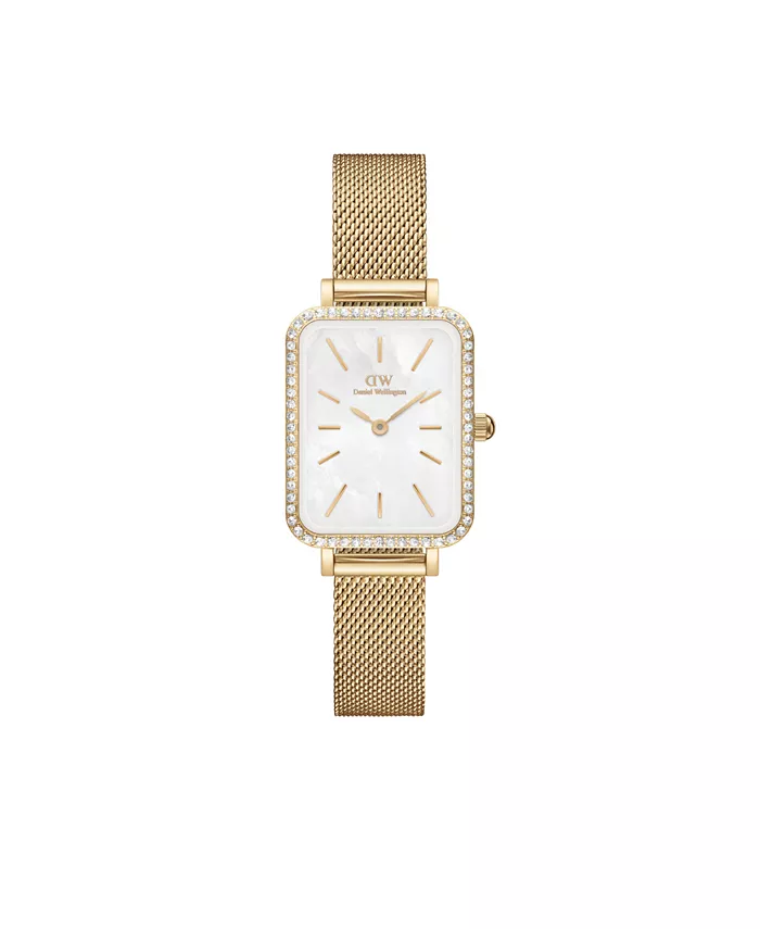 Унисекс-часы аналоговые с золотистым корпусом из нержавеющей стали и браслетом-плетенкой, 20 мм Daniel Wellington
Унисекс-часы аналоговые с золотистым корпусом из нержавеющей стали и браслетом-плетенкой, 20 мм Daniel Wellington