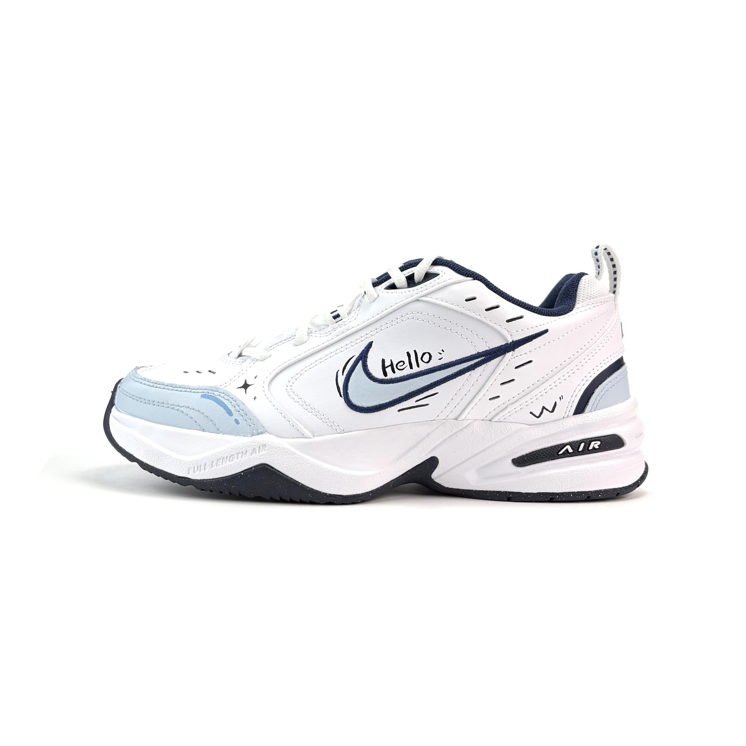 Nike Air Monarch 4 The Mystery Of Sea Blue: Текстиль, кожаная амортизация, износостойкие низкие массивные кроссовки унисекс
Nike Air Monarch 4 The Mystery Of Sea Blue: Текстиль, кожаная амортизация, износостойкие низкие массивные кроссовки унисекс