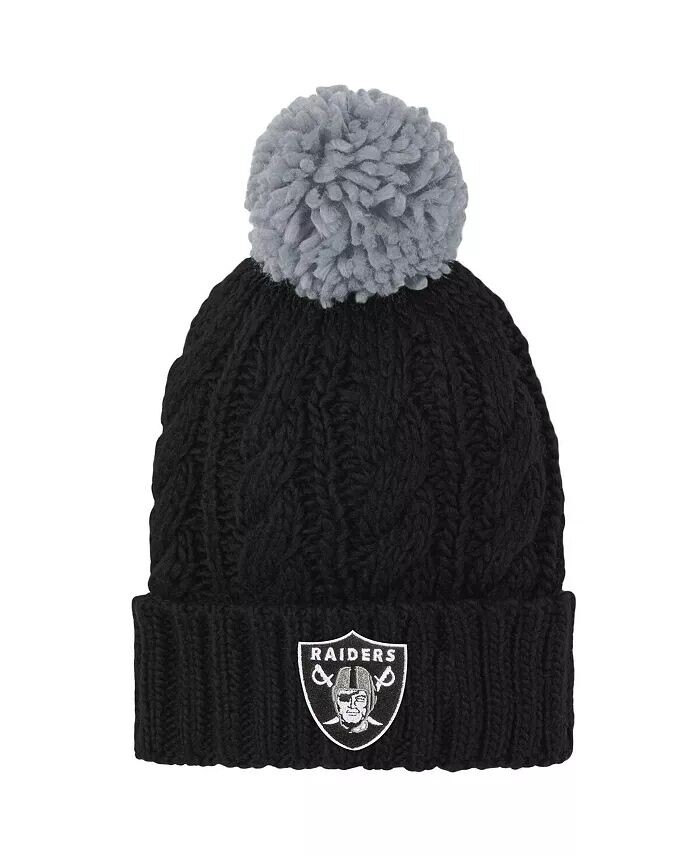 Большие девочки черная шапка Las Vegas Raiders Team Cable Cuffed Knit с помпоном Outerstuff
Большие девочки черная шапка Las Vegas Raiders Team Cable Cuffed Knit с помпоном Outerstuff