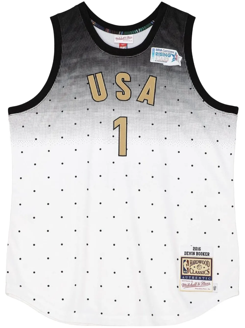 Топ All-star 2016 Devin Booker USA из джерси Mitchell & Ness, белый
Топ All-star 2016 Devin Booker USA из джерси Mitchell & Ness, белый