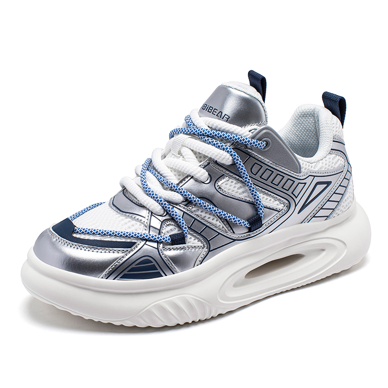 Snuggles Collection Мужские противоскользящие амортизирующие износостойкие низкие уличные кроссовки HOBIBEAR, серебристый/белый
Snuggles Collection Мужские противоскользящие амортизирующие износостойкие низкие уличные кроссовки HOBIBEAR, серебристый/белый