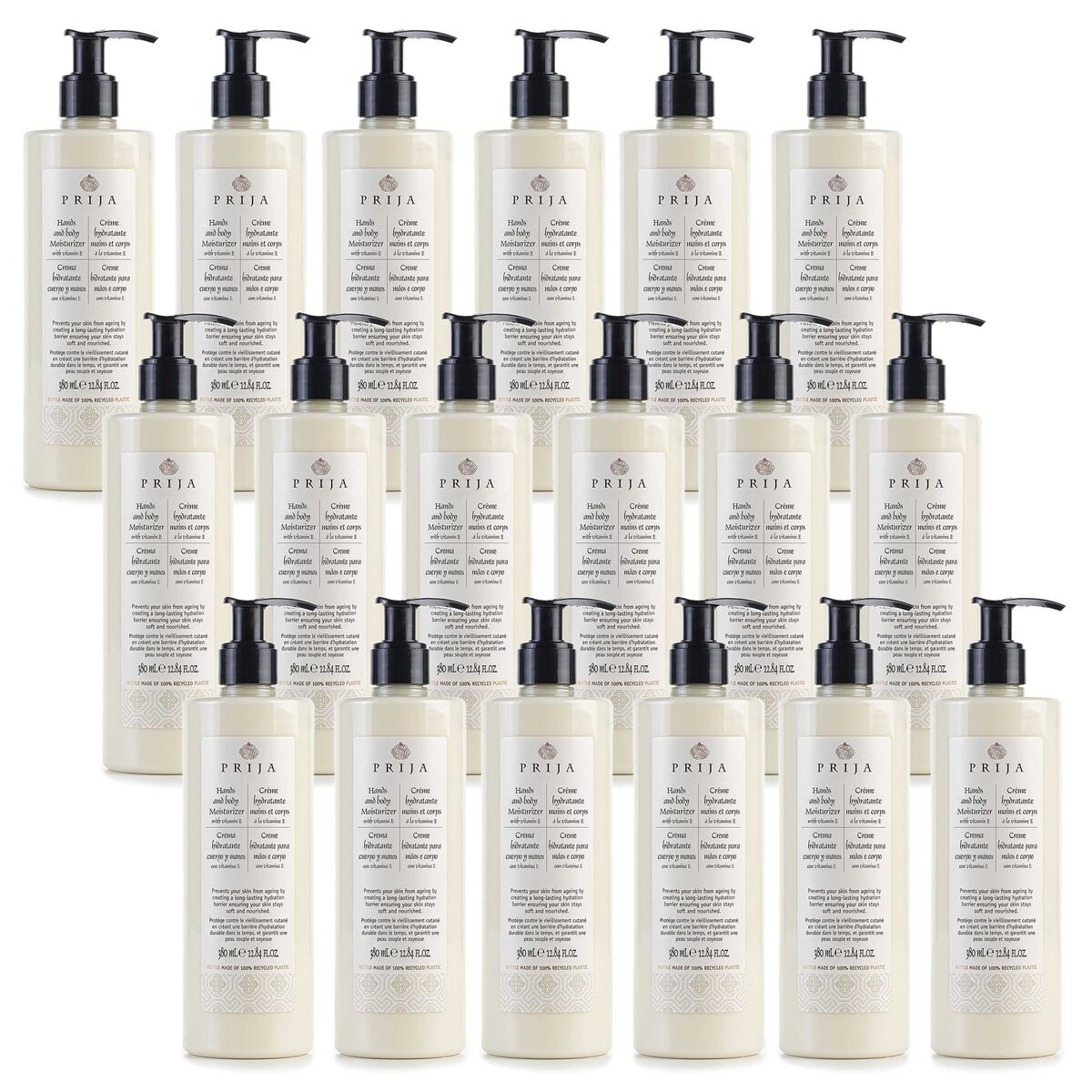 PRIJA, Увлажняющий крем для рук и тела с витамином Е, 18x380мл
PRIJA, Увлажняющий крем для рук и тела с витамином Е, 18x380мл