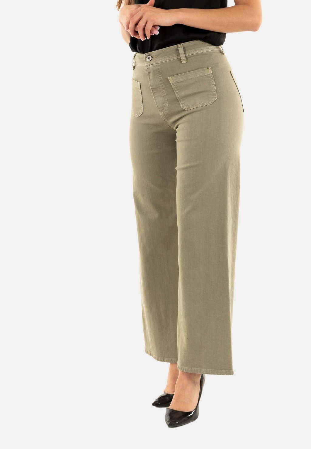 Расклешенные джинсы PLEASE, зеленый
Расклешенные джинсы PLEASE, зеленый