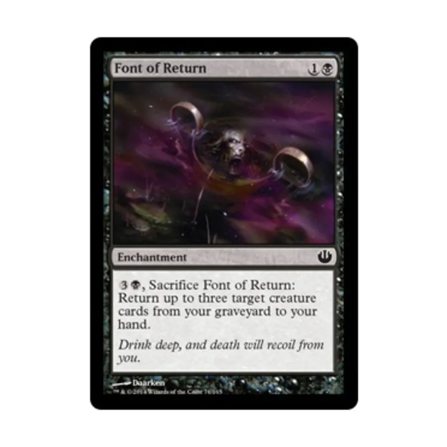 CCG Шрифт Возвращения (C) (Фольга), MTG - Journey into Nyx
CCG Шрифт Возвращения (C) (Фольга), MTG - Journey into Nyx