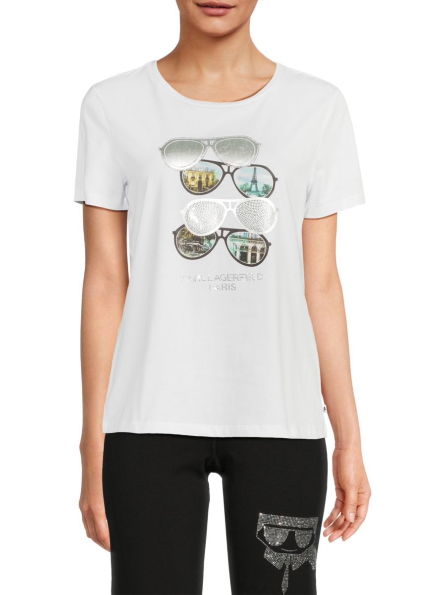 Футболка из эластичного хлопка с принтом Karl Lagerfeld Paris, белый
Футболка из эластичного хлопка с принтом Karl Lagerfeld Paris, белый