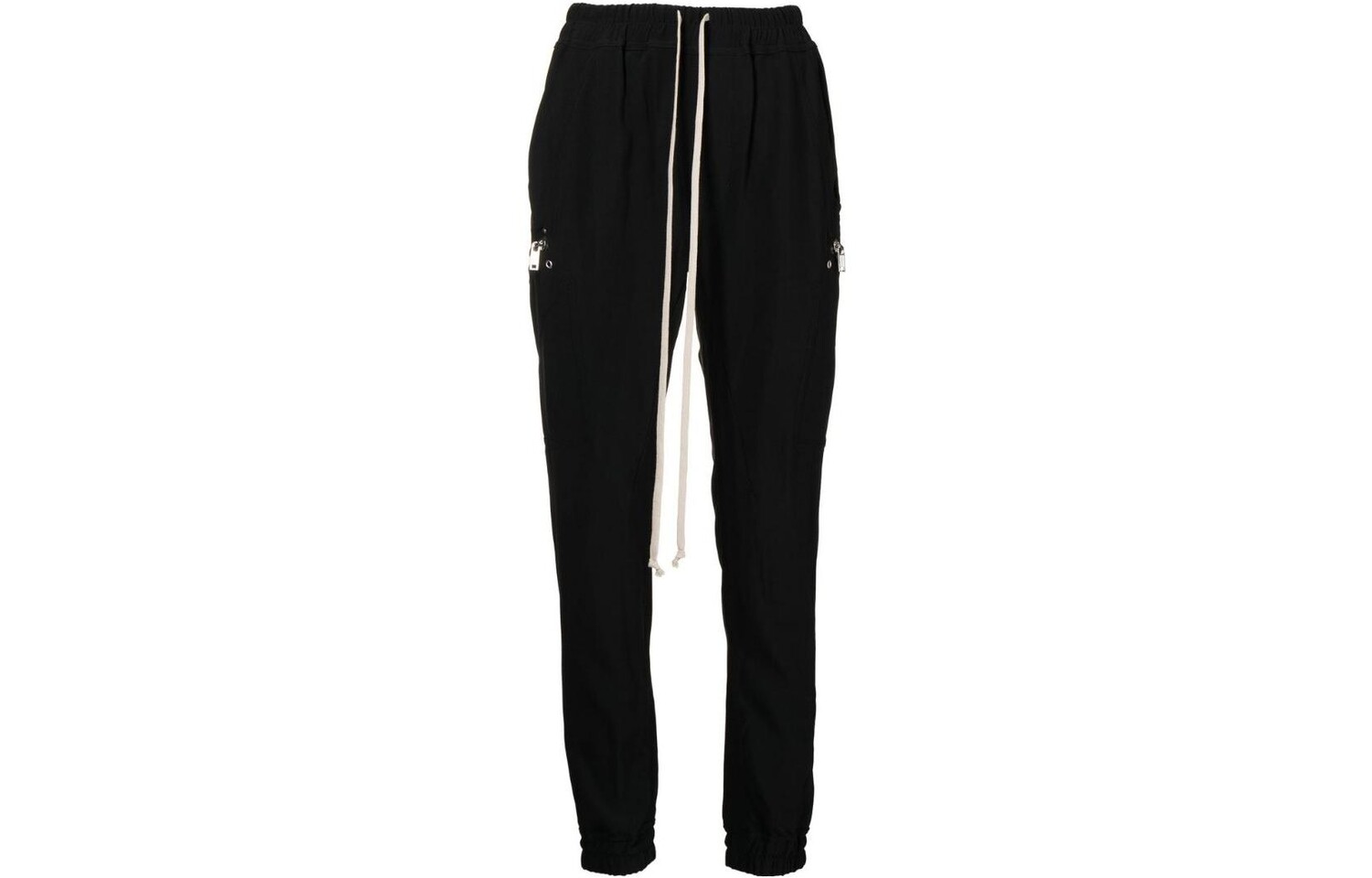 Трикотажные спортивные штаны женские черные Rick Owens 
Трикотажные спортивные штаны женские черные Rick Owens