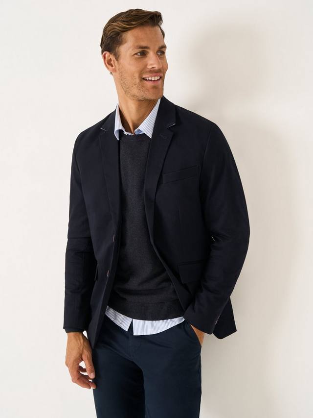 Габардиновый блейзер из смесового хлопка Crew Clothing, Navy Blue
Габардиновый блейзер из смесового хлопка Crew Clothing, Navy Blue