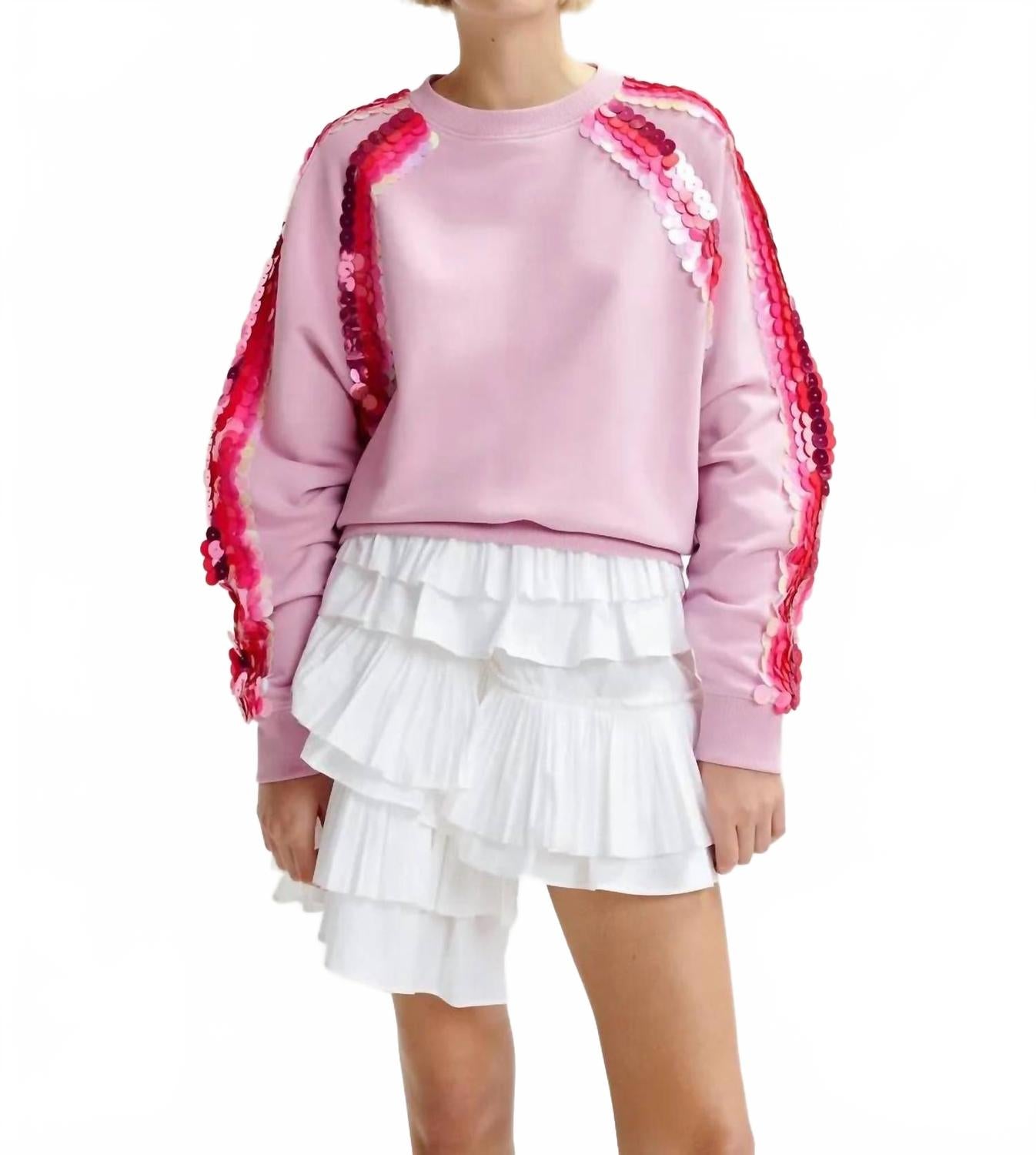 Розово-лавандовая худи Hablurry ESSENTIAL ANTWERP
Розово-лавандовая худи Hablurry ESSENTIAL ANTWERP