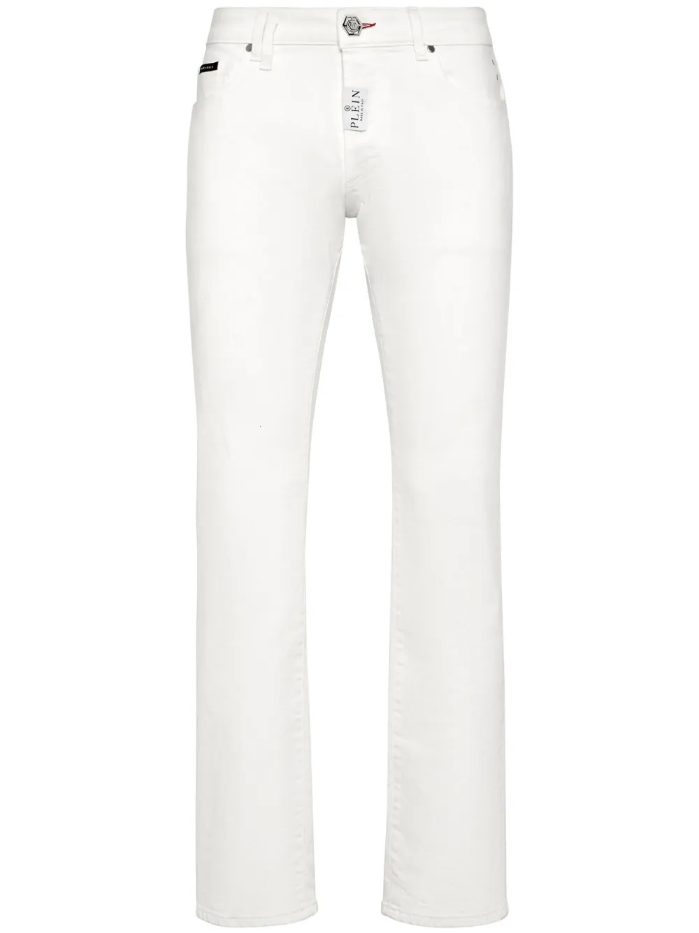 Прямые джинсы с заниженной талией Philipp Plein, белый
Прямые джинсы с заниженной талией Philipp Plein, белый