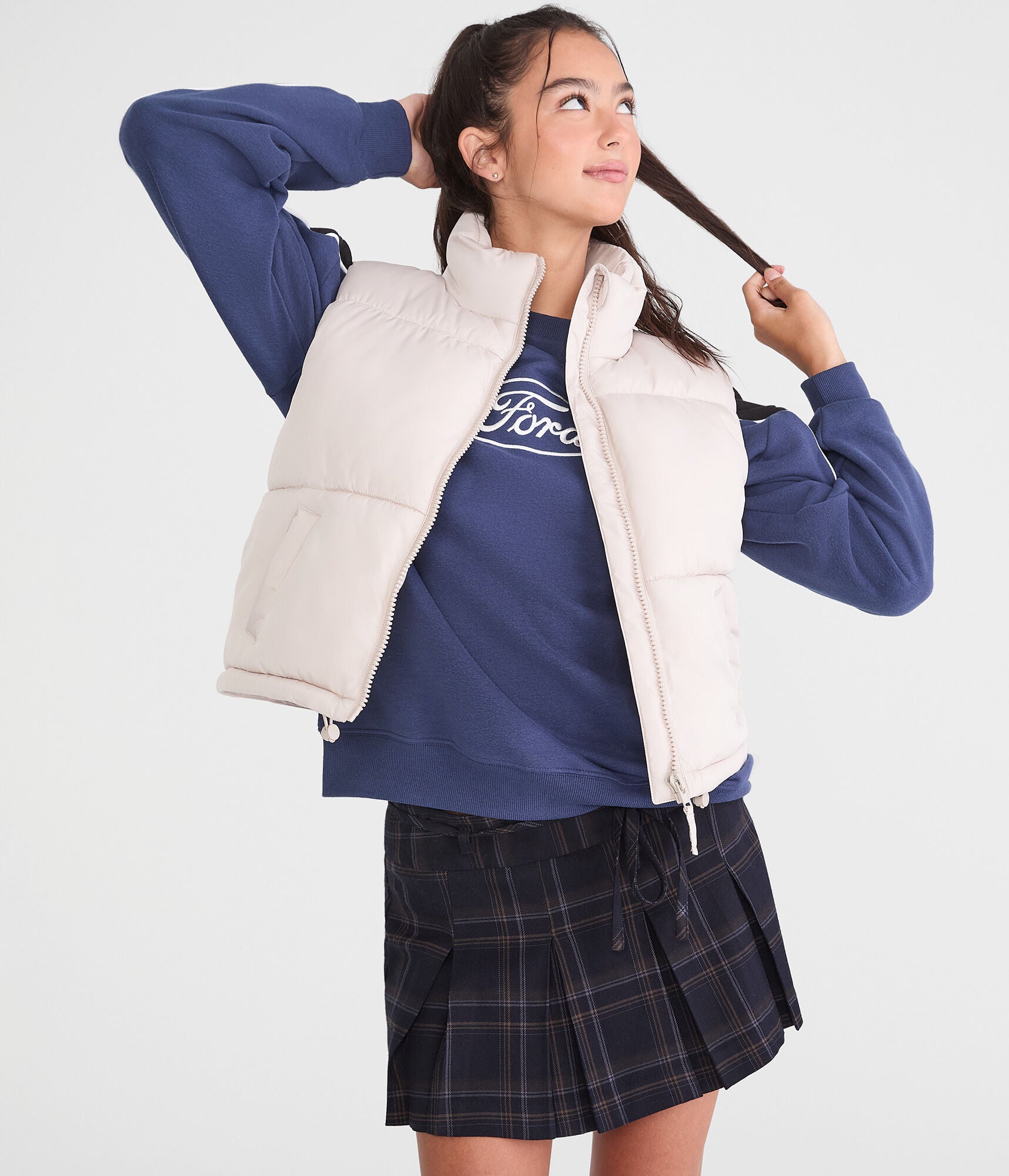 Аэропостал Облегченная укороченная пуховая жилетка Aeropostale, светло-серый
Аэропостал Облегченная укороченная пуховая жилетка Aeropostale, светло-серый