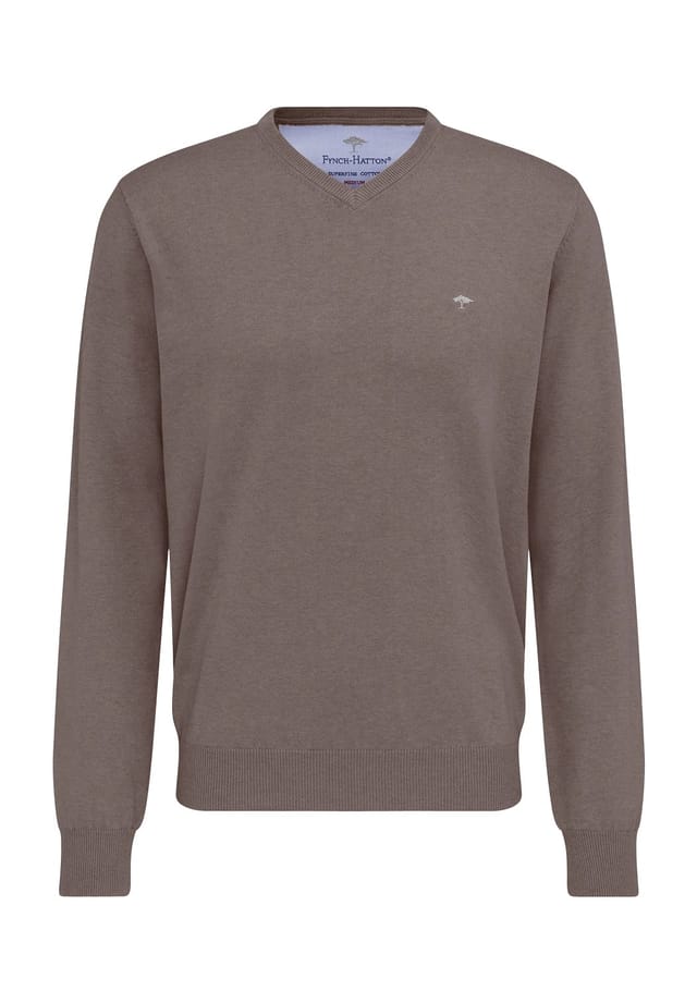 Свитер с V-образным вырезом и вышитым логотипом Fynch-Hatton, цвет 860 earth
Свитер с V-образным вырезом и вышитым логотипом Fynch-Hatton, цвет 860 earth