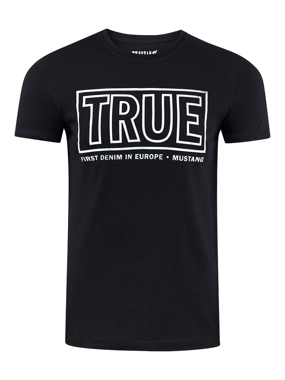 Футболка Mustang Basic Print, черный 
Футболка Mustang Basic Print, черный