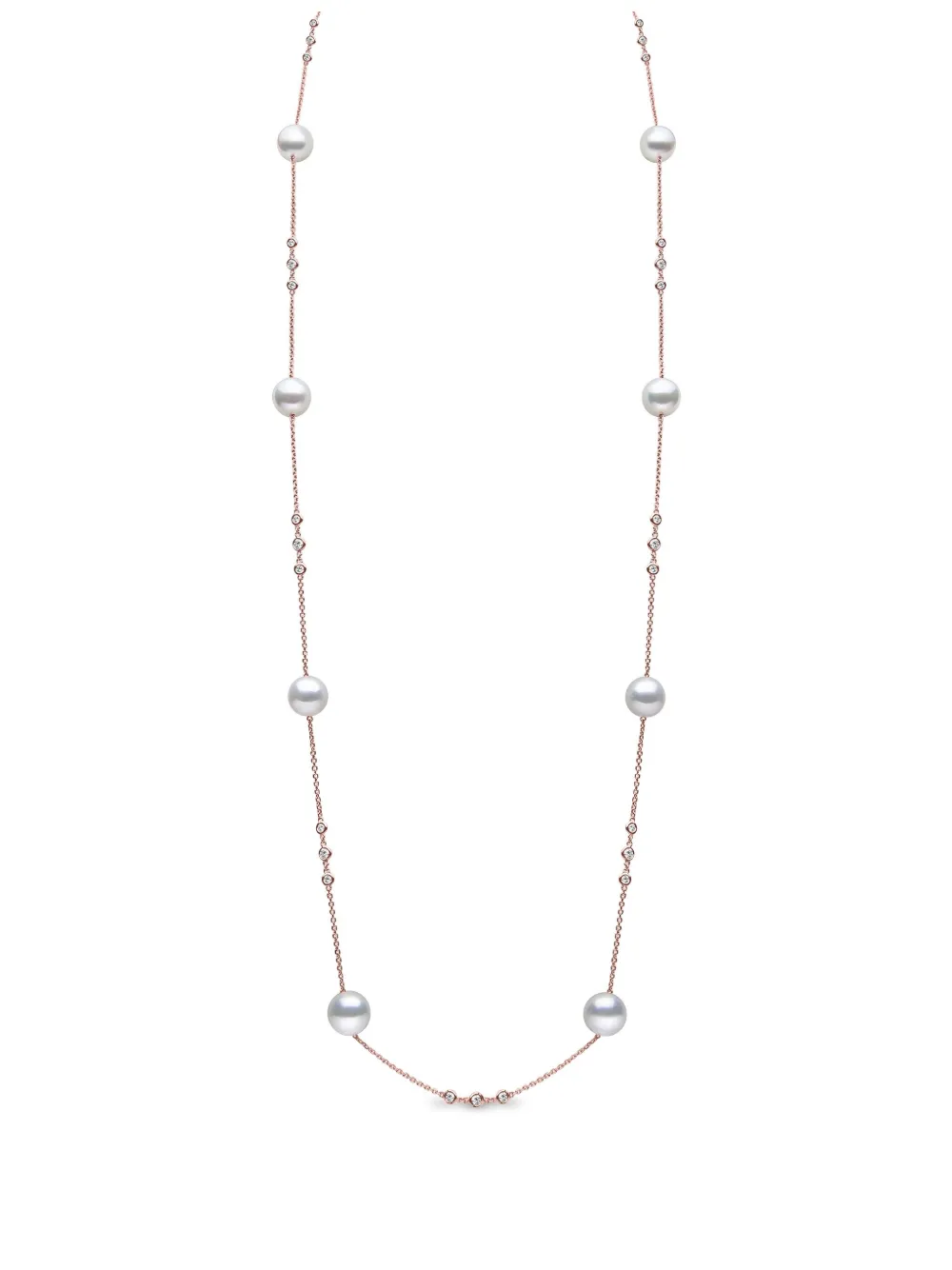 Колье из 18-каратного розового золота с жемчугом Акойя и бриллиантами Yoko London, золотой
Колье из 18-каратного розового золота с жемчугом Акойя и бриллиантами Yoko London, золотой
