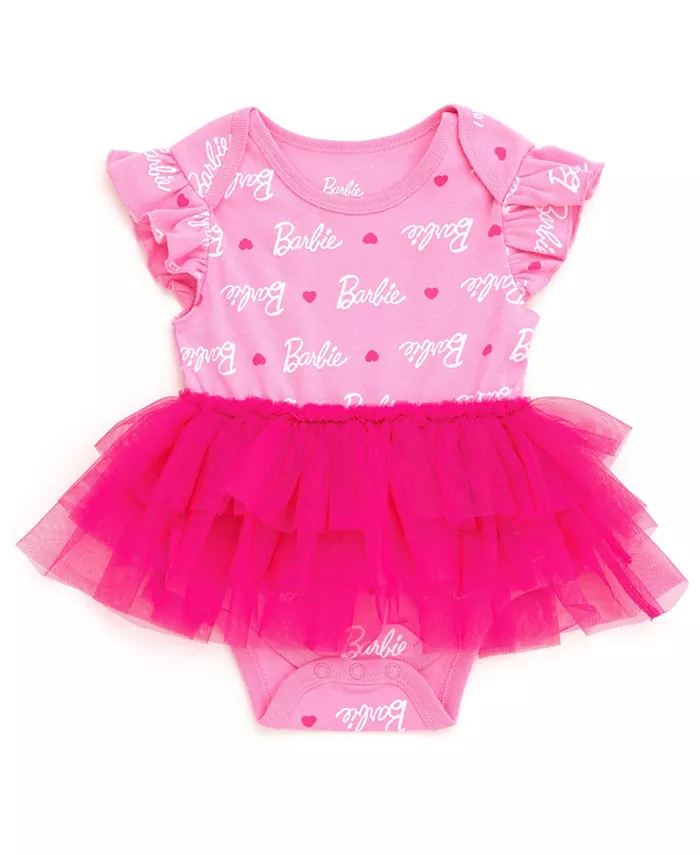 Боди-платье с пачкой для девочек Barbie, розовый
Боди-платье с пачкой для девочек Barbie, розовый