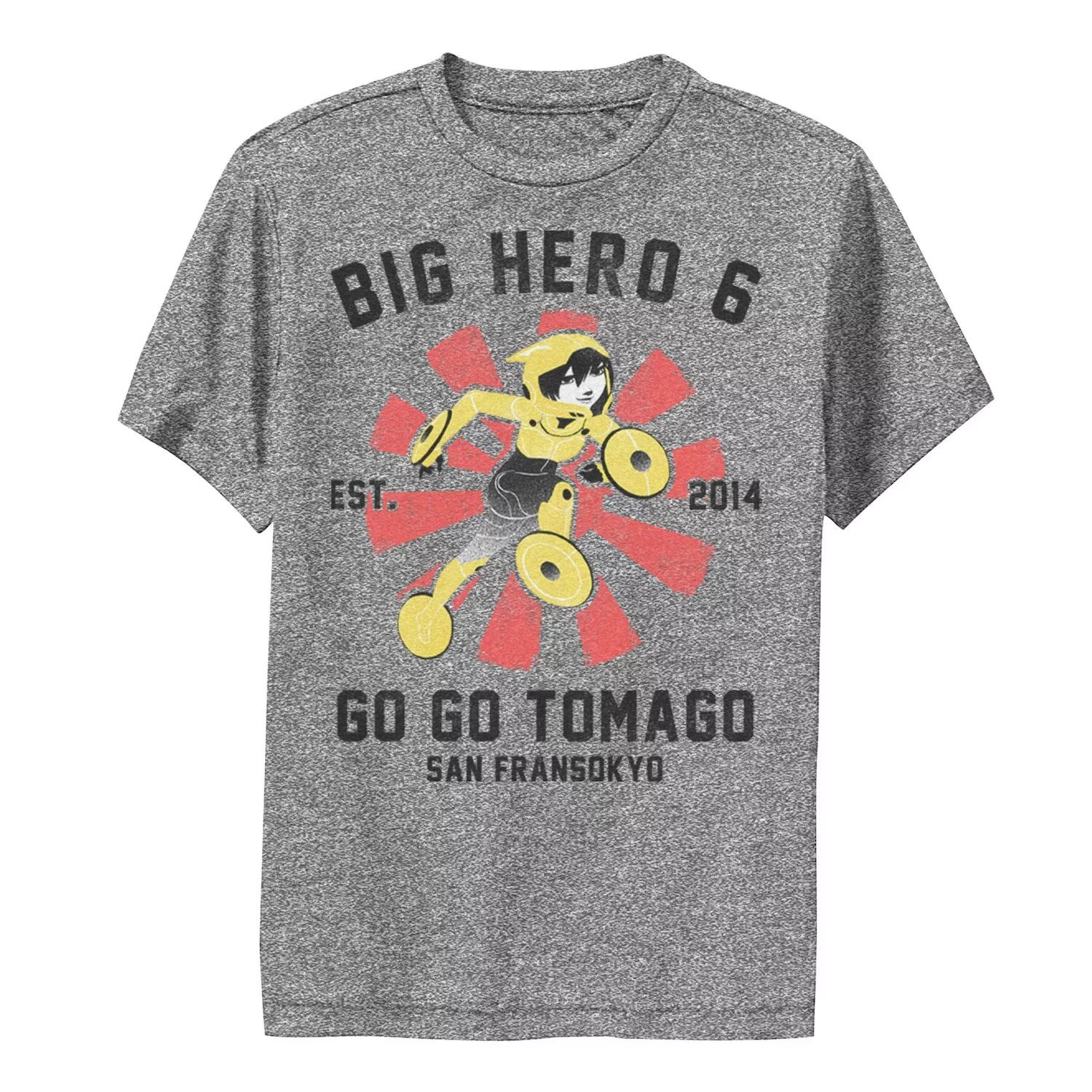 Футболка с изображением плаката Disney's Big Hero 6 для мальчиков 8–20 лет Go Go Tomago Disney 
Футболка с изображением плаката Disney's Big Hero 6 для мальчиков 8–20 лет Go Go Tomago Disney