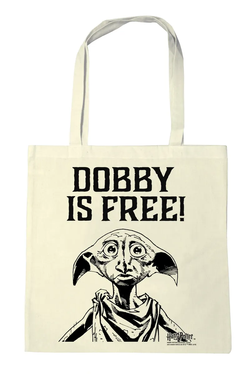 Сумка с ручкой LOGOSHIRT "Хлопковая сумка Dobby Is Free", с принтом Добби, цвет Natur
Сумка с ручкой LOGOSHIRT "Хлопковая сумка Dobby Is Free", с принтом Добби, цвет Natur