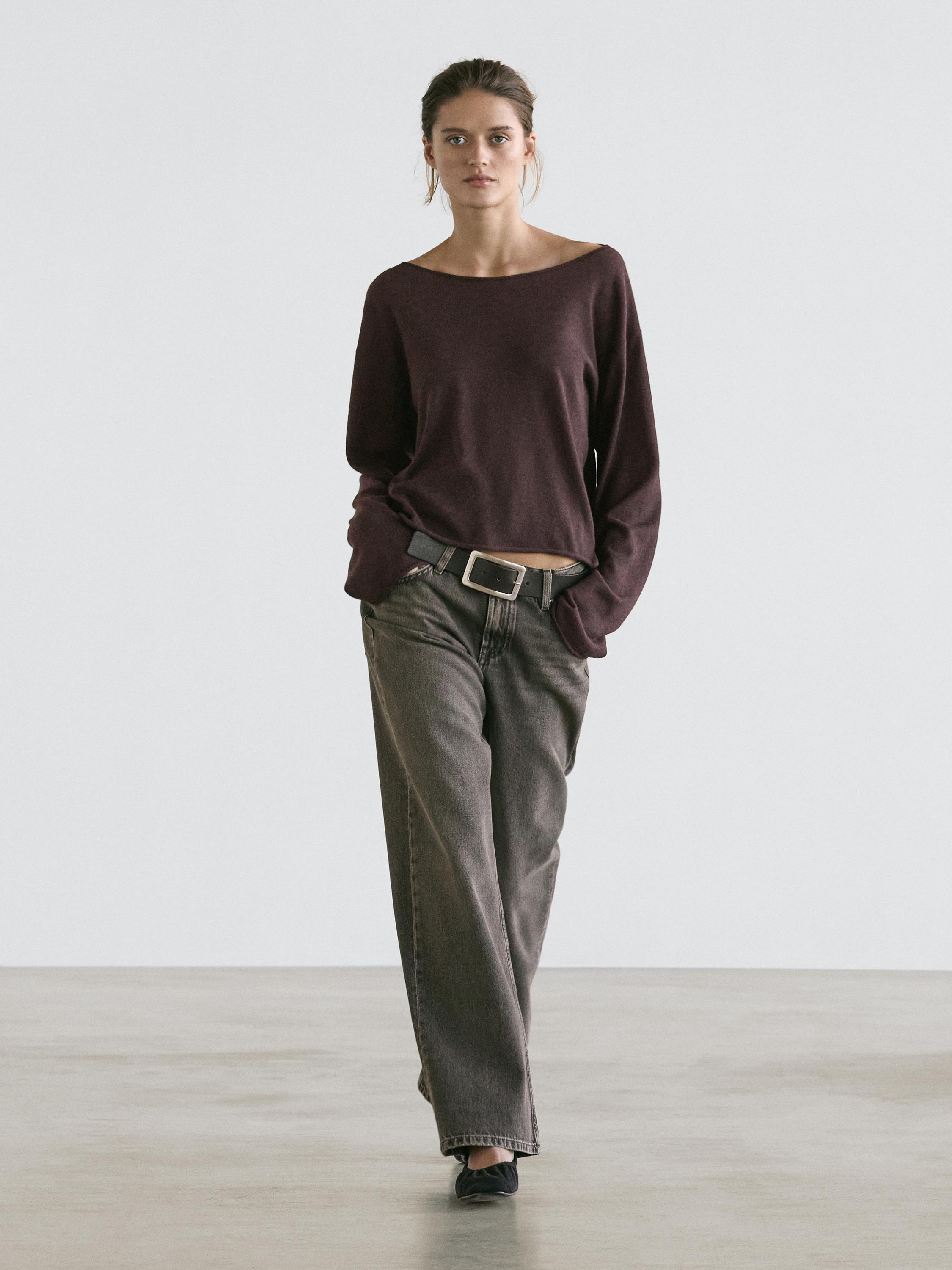 Шерстяной вязаный свитер Massimo Dutti, chocolate
Шерстяной вязаный свитер Massimo Dutti, chocolate