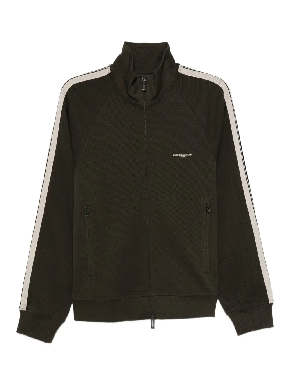 Свитер на молнии с отделкой в полоску EMPORIO ARMANI, зеленый
Свитер на молнии с отделкой в полоску EMPORIO ARMANI, зеленый