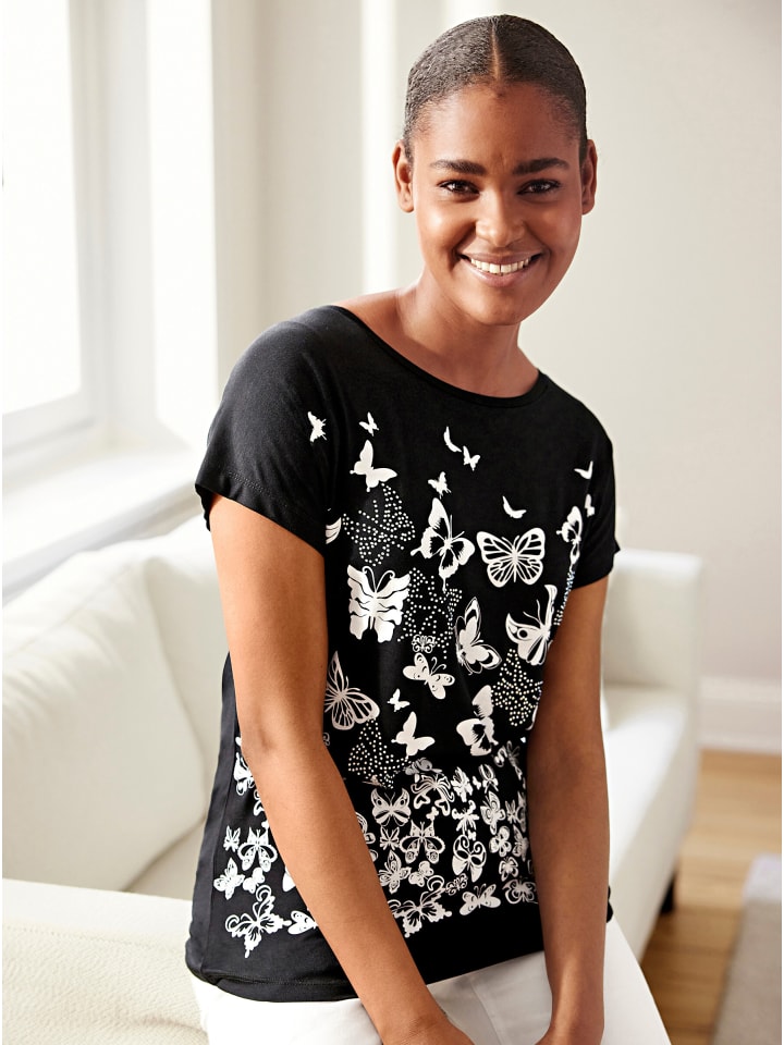 Рубашка с короткими рукавами с черно-белым принтом WITT WEIDEN
Рубашка с короткими рукавами с черно-белым принтом WITT WEIDEN