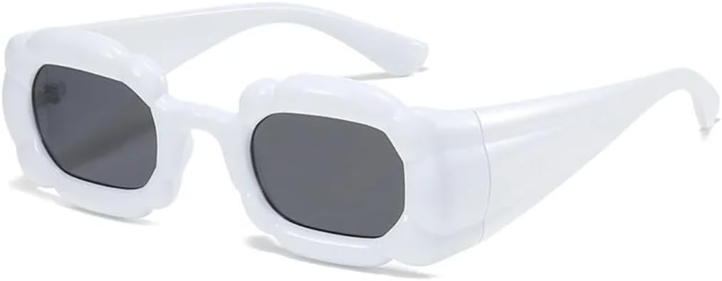 Квадратные солнцезащитные очки для женщин, конфетные цвета, панк-стиль, винтажные градиентные, для мужчин, нестандартная форма, защита от УФ-излучения UV400 UATXTAU, White
Квадратные солнцезащитные очки для женщин, конфетные цвета, панк-стиль, винтажные градиентные, для мужчин, нестандартная форма, защита от УФ-излучения UV400 UATXTAU, White