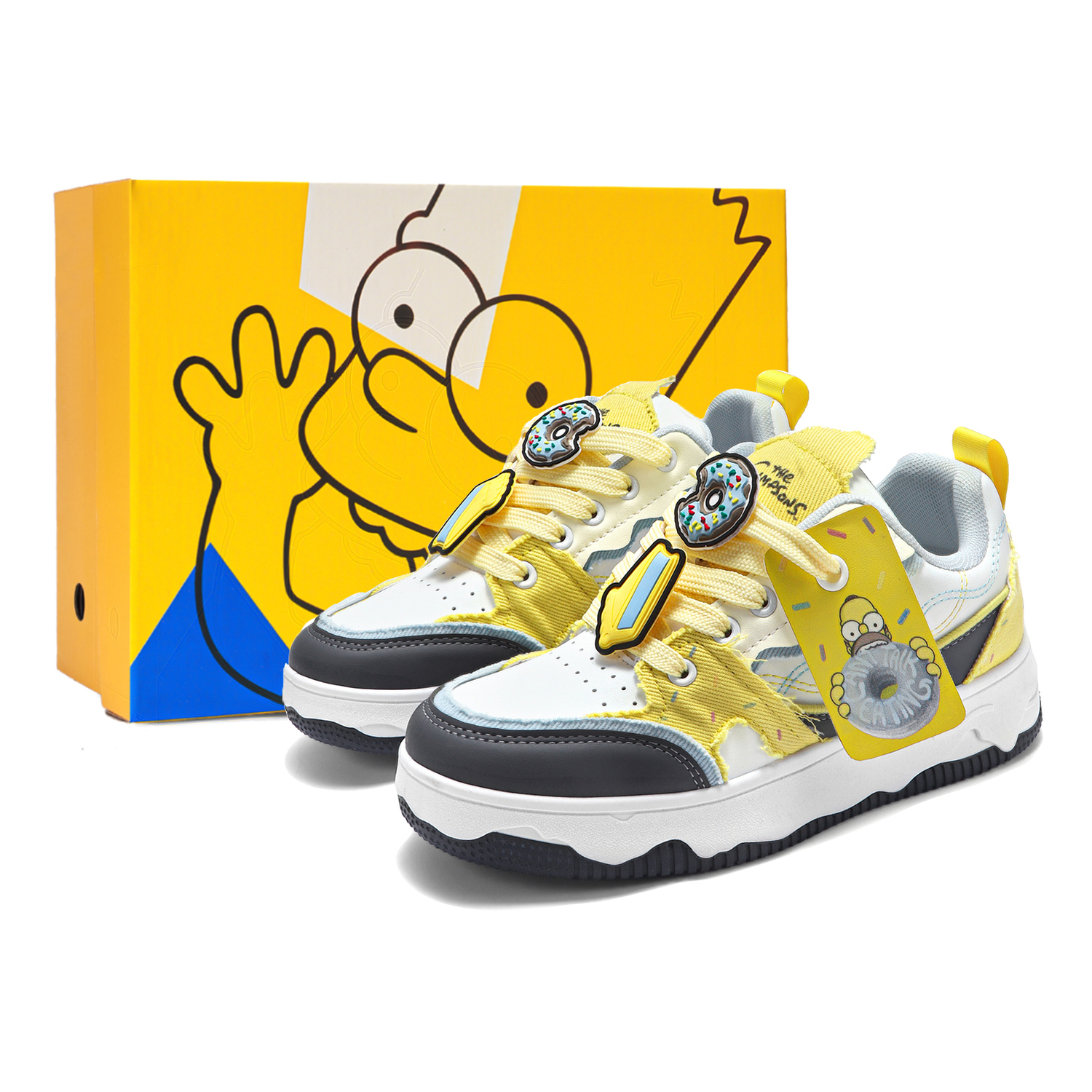 The Simpsons Низкие скейтерские кроссовки для увеличения роста унисекс - садовый жёлтый, цвет Gardenia Yellow
The Simpsons Низкие скейтерские кроссовки для увеличения роста унисекс - садовый жёлтый, цвет Gardenia Yellow