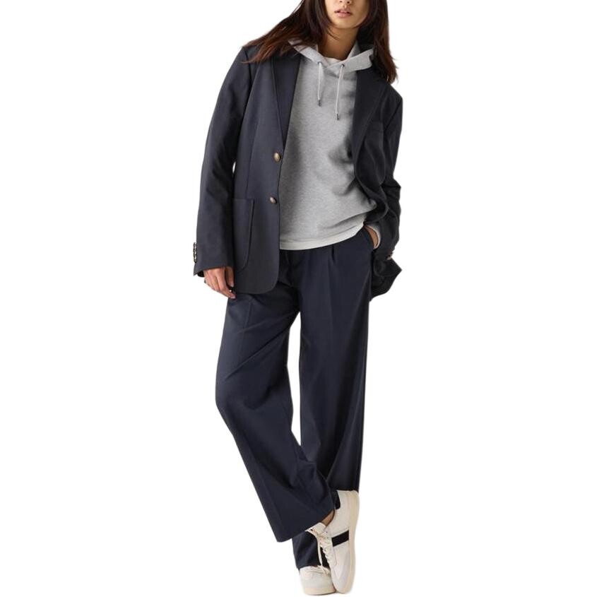 Костюмные брюки Uniqlo, темно-синий
Костюмные брюки Uniqlo, темно-синий