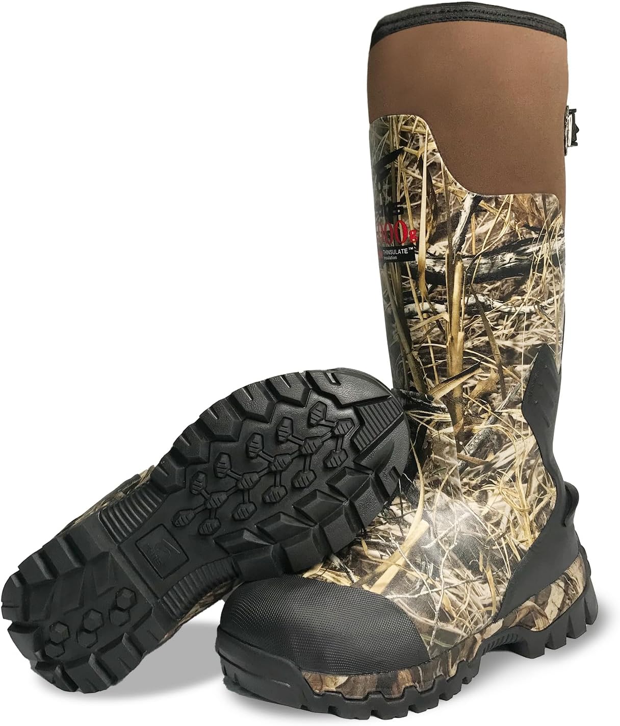 Мужские охотничьи ботинки 8 Fans с утеплителем и водонепроницаемые - 1000G Thinsulate, 5 мм неопрен, резиновые камуфляжные ботинки, голенище 43 см, подошва с противоскользящим протектором, Next Camo
Мужские охотничьи ботинки 8 Fans с утеплителем и водонепроницаемые - 1000G Thinsulate, 5 мм неопрен, резиновые камуфляжные ботинки, голенище 43 см, подошва с противоскользящим протектором, Next Camo