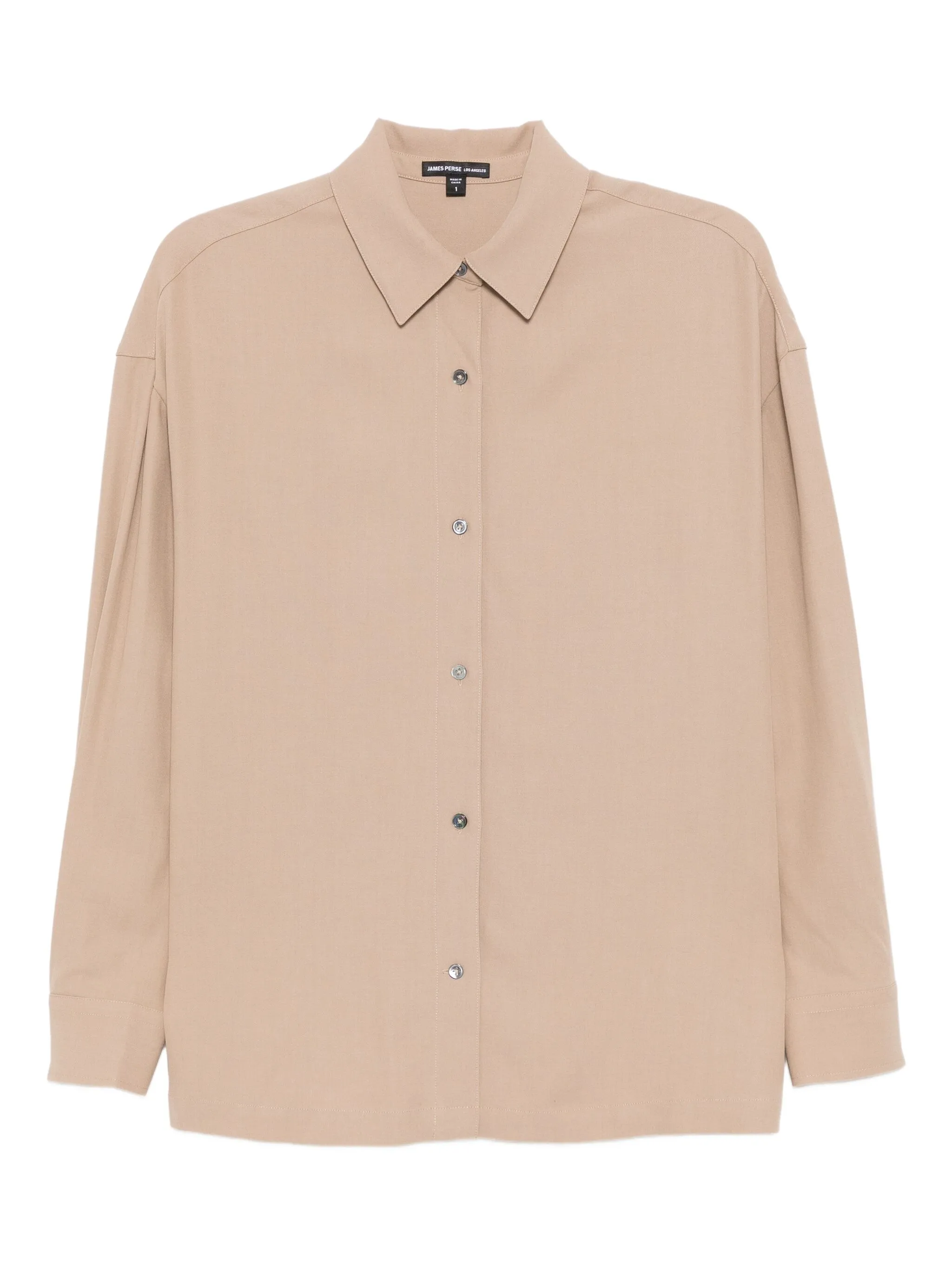 Блузка на пуговицах James Perse, бежевый
Блузка на пуговицах James Perse, бежевый