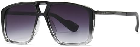 Солнцезащитные очки в стиле ретро с двойной перемычкой для мужчин, защита от УФ-излучения UV400, модные солнцезащитные очки для женщин с градиентным переходом MTZJH, Black Gray Gradient
Солнцезащитные очки в стиле ретро с двойной перемычкой для мужчин, защита от УФ-излучения UV400, модные солнцезащитные очки для женщин с градиентным переходом MTZJH, Black Gray Gradient