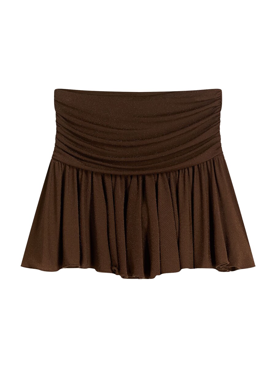 Мини юбка Bershka, Brown
Мини юбка Bershka, Brown