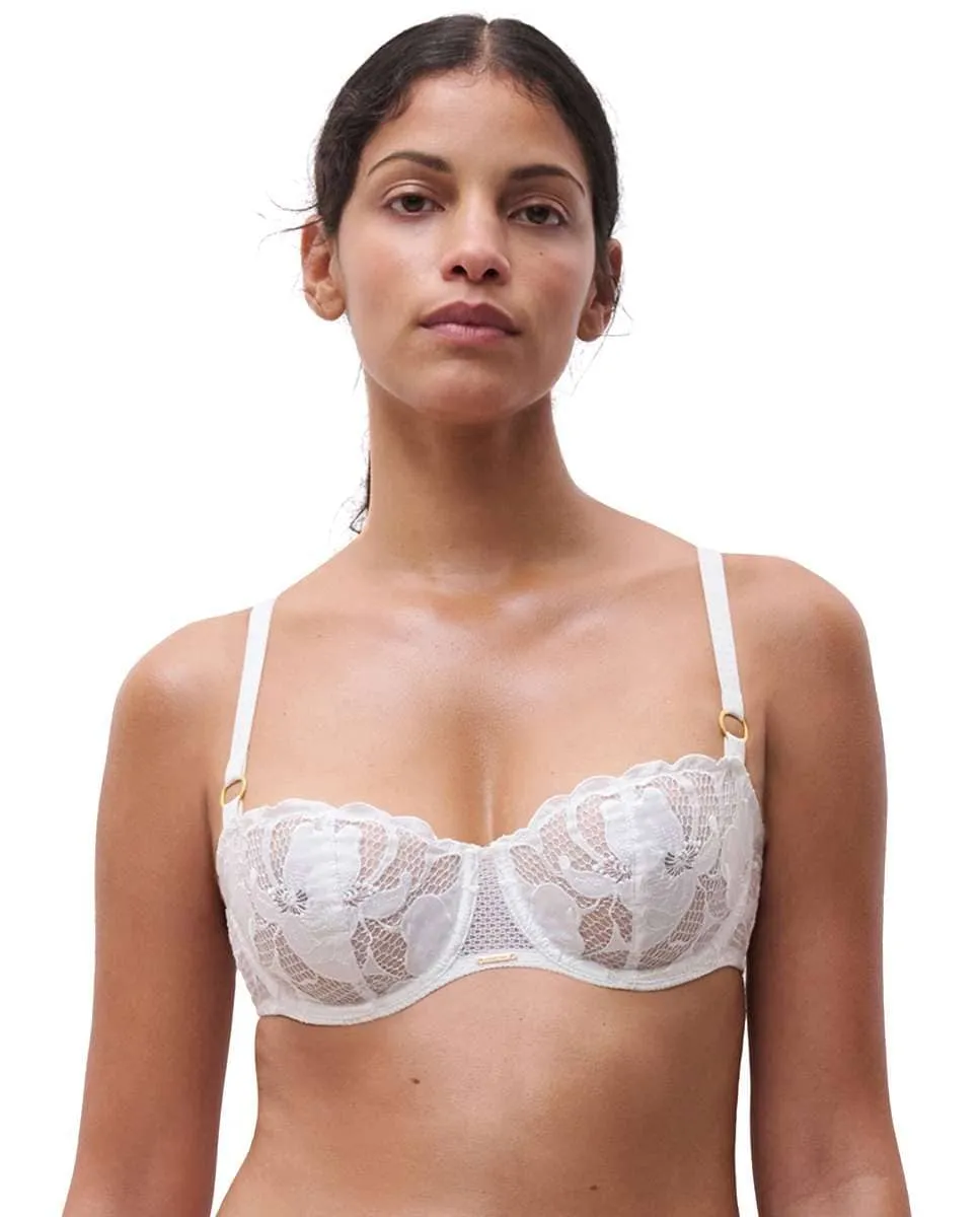 Бюстгальтер-балконет на косточках и кружевом с цветочным принтом линии Fleurs Signature Chantelle, цвет Crudo
Бюстгальтер-балконет на косточках и кружевом с цветочным принтом линии Fleurs Signature Chantelle, цвет Crudo