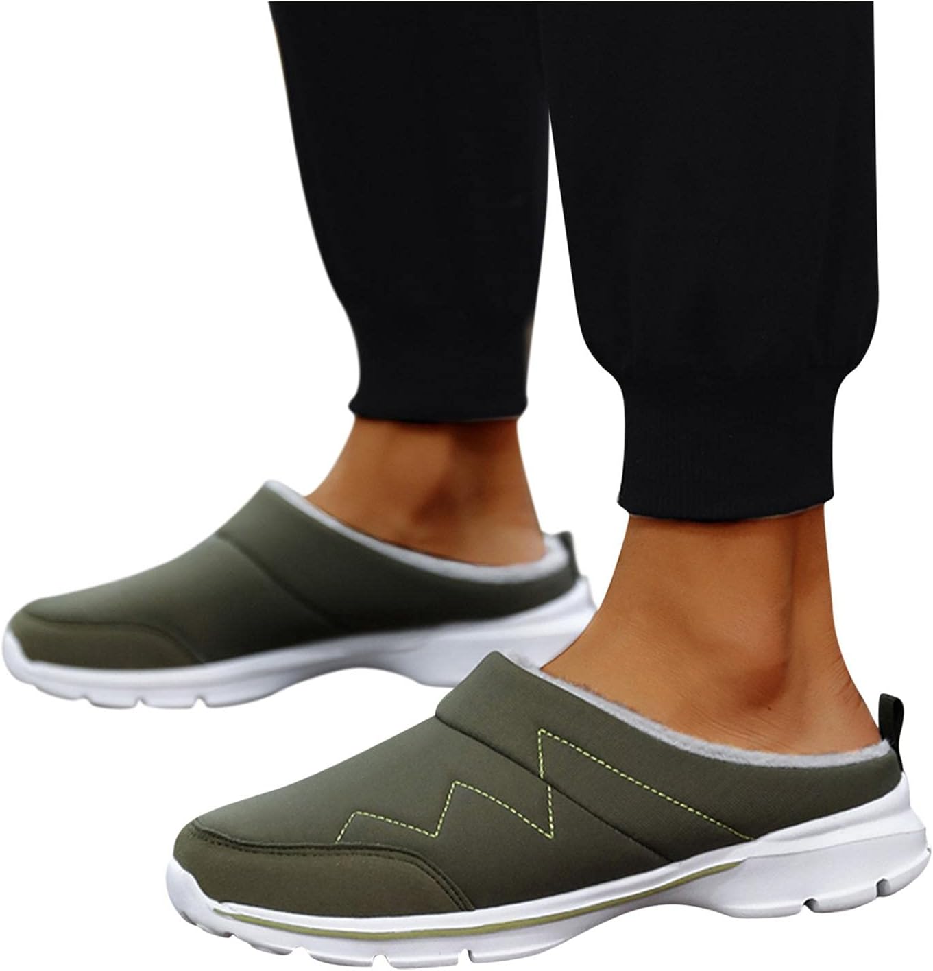 Женские и мужские зимние туфли Hbeylia Fuzzy Mule с теплым плюшевым мехом и флисовой подкладкой, низкие, зеленый
Женские и мужские зимние туфли Hbeylia Fuzzy Mule с теплым плюшевым мехом и флисовой подкладкой, низкие, зеленый