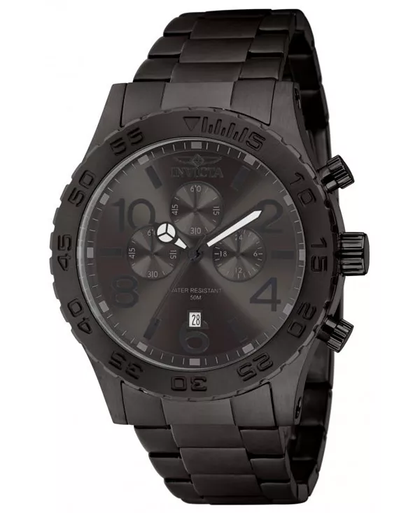 Мужские кварцевые часы-хронограф 1272 с циферблатом из оружейной стали Invicta, black
Мужские кварцевые часы-хронограф 1272 с циферблатом из оружейной стали Invicta, black